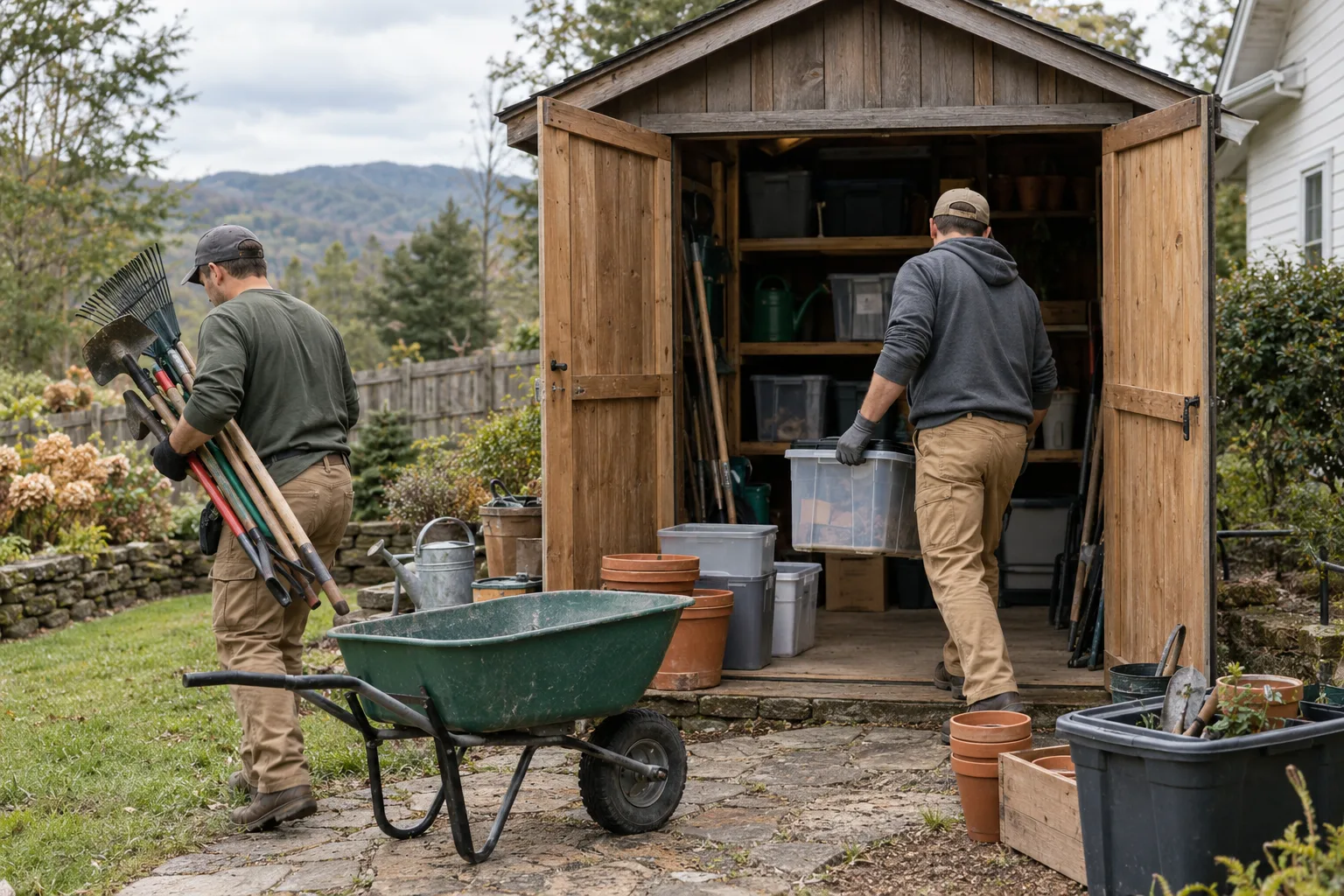 Shed Cleanout & Contents Removal work